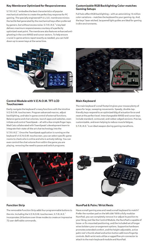 Buy Saitek Strike 7 Gaming Keyboard Pcastr701060 Pc Case Gear
