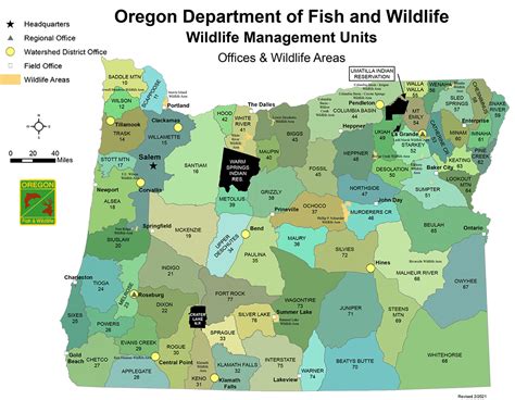 Odfw Wildlife Management Unit Map