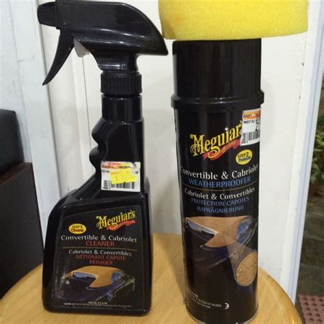 Meguiars Convertible And Cabriolet Soft Top Cleaner And Weatherproofer