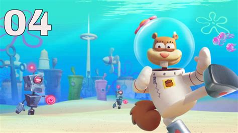 Spongebob Squarepants Lets Play Battle For Bikini Bottom Rehydrated SANDY CRASHED MY GAME
