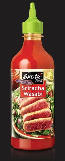Sriracha Hot Chilli Sauce Wasabi Exotic Food Thailand