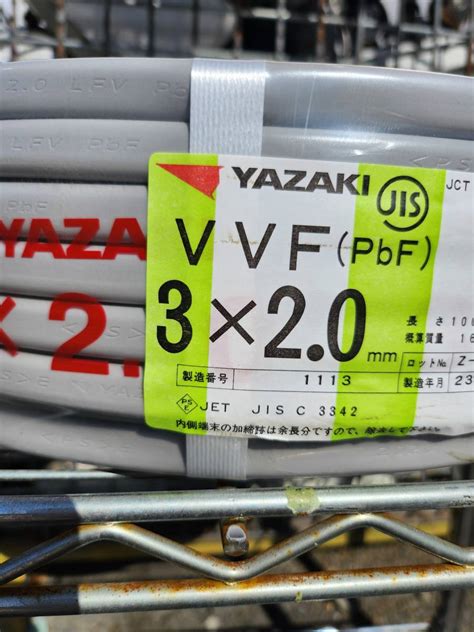 YAZAKI VVF PbF 32 0 100m 電線 売買されたオークション情報yahooの商品情報をアーカイブ公開 オークファン