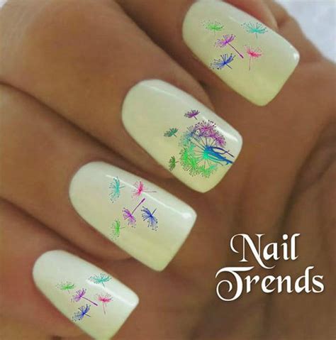 Dandelion Nail Art Designs Art And Design