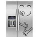 Funny Happy Face Refrigerator Decal Fridge Door Smiley Vinyl Etsy