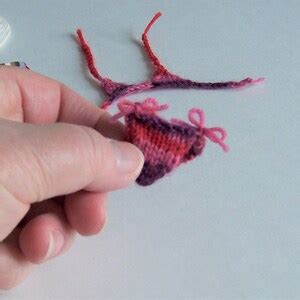 Miniature Bathing Suits A Bikini And Swim Trunks For A Etsy