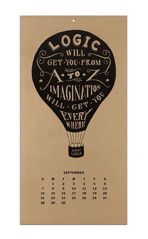 Monthly Inspirational Quotes Calendar on Behance | Inspirational quotes