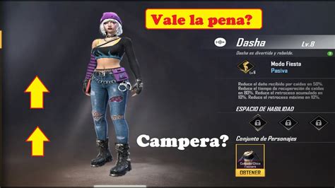 Como Funciona La Habilidad Del Nuevo Personaje Dasha De Free Fire Youtube