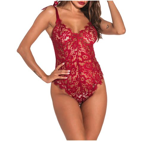 Librclo See Through Lingerie For Women Pajamas Sexy One Piece See