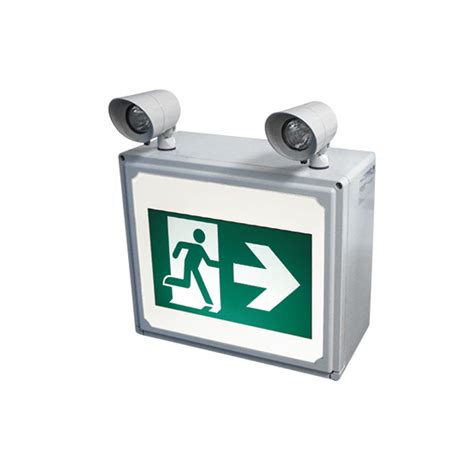 Exit Combo Signs Combo Signs By Brand Stanpro For Emergency Lighting