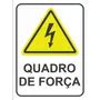 Placa Aviso Sinaliza O Perigo Quadro De For A X Cm Pvc Mebuscar