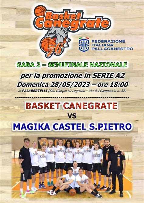 Basket Canegrate Affronta La Makica Castel San Pietro Bologna Al