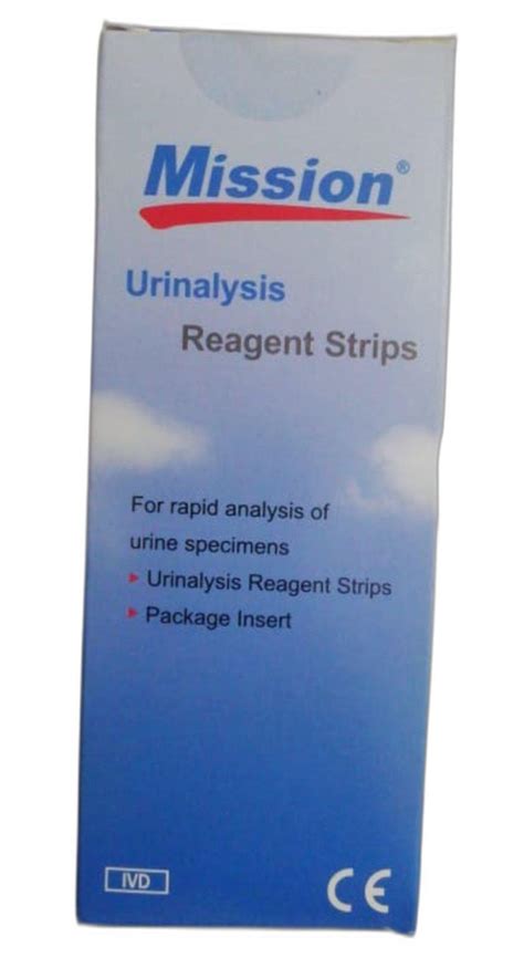 Mission Urinalysis Reagent Strips At Rs Box Urine Test Kits In