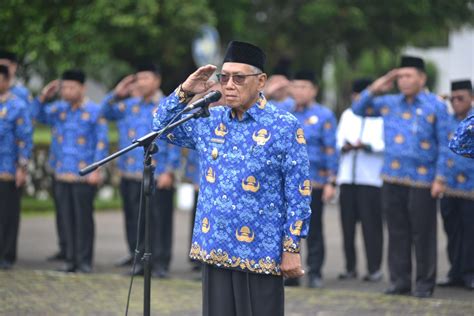 Pimpin Apel Gabungan Perdana Awal Tahun 2023 Wabup Banyuasin Minta ASN