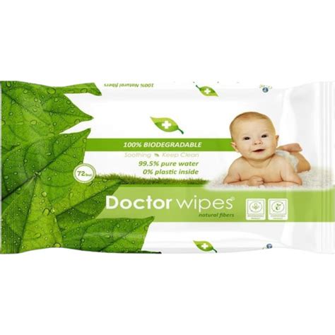 Servetele Umede Doctor Wipe S Baby Natural Cu Capac Buc