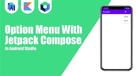 Option Menu With Jetpack Compose In Android Studio Kotlin Jetpack