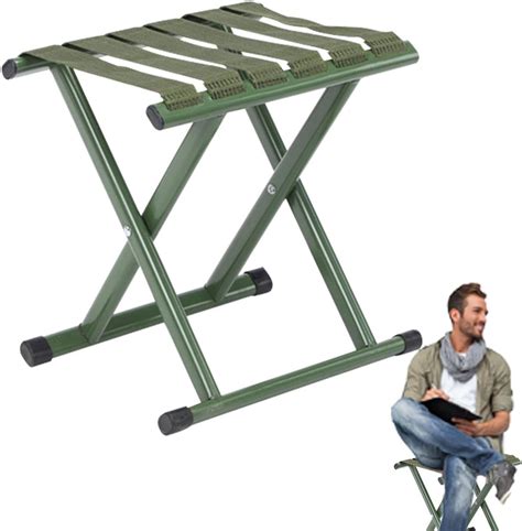 ZONEWD Folding Travel Sitting Chair - Camp Stool Seat Portable Chair