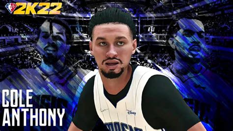 Cole Anthony Face Creation NBA 2K22 YouTube