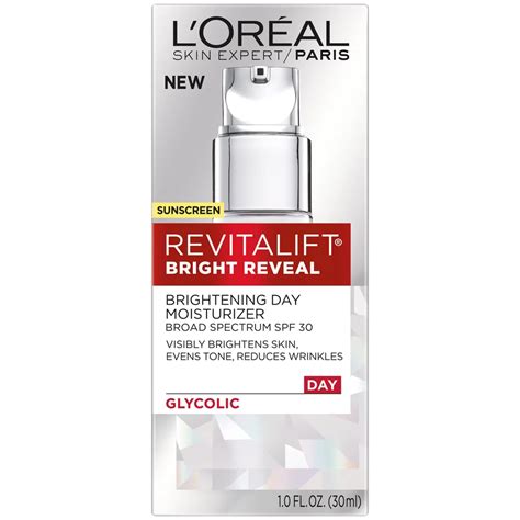 L Or Al Paris Revitalift Bright Reveal Spf Moisturizer Shop Facial