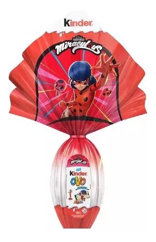 Kinder Ovo Miraculous World Ao Leite Ovo De Pascoa 100g Frete grátis