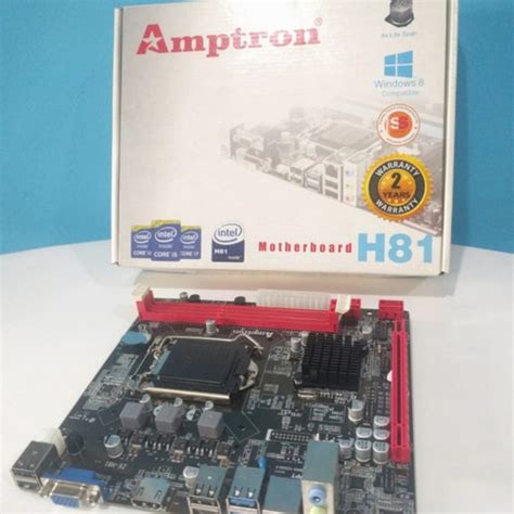 Jual MATHERBOARD AMPTRON H81 SOCKET INTEL LGA 1150 DDR3 MATHERBOARD