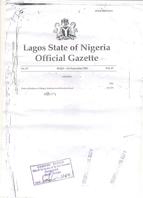 Know What A Gazette Is And Its Importance When Buying Land Omonile Lawyer