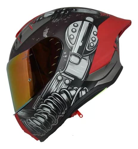 Casco Integral Para Moto Certificado Xtrong Meses Sin Intereses