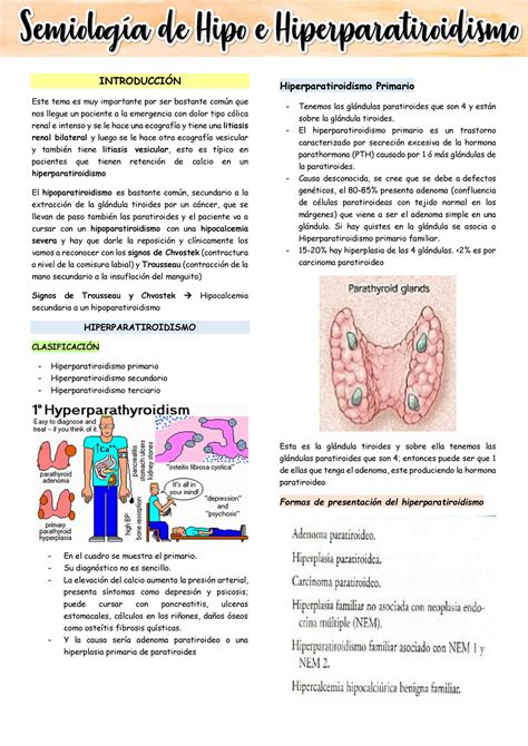 13 3 Fisiopatología Y Semiología DEL HIPO E Hiperparatiroidismo