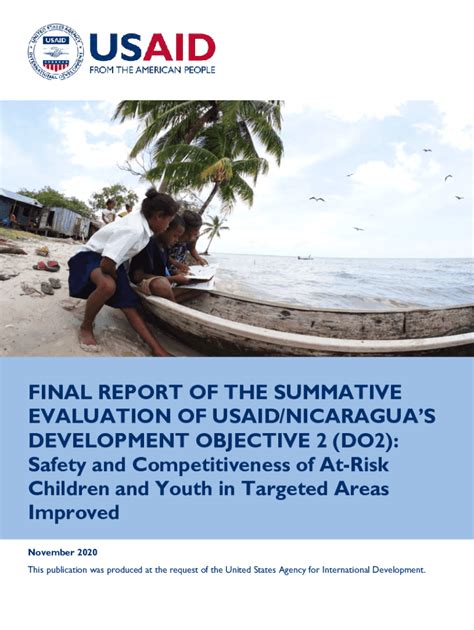 Fillable Online Pdf Usaid FINAL REPORT OF THE SUMMATIVE EVALUATION OF