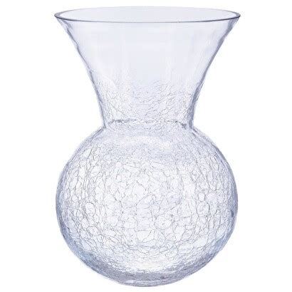 Vase boule verre craquelé Atmosphera créateur d intérieur