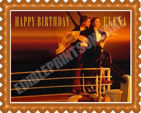 Titanic Edible Cake Topper And Cupcake Toppers Edible Prints On Cake Epoc