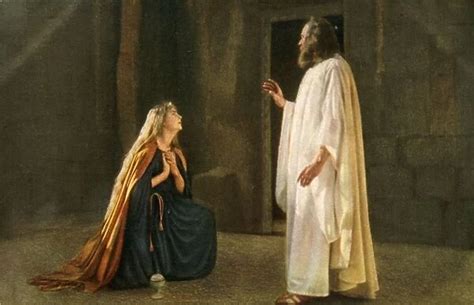 Jesus appears to Mary Magdalene, 1922. Creator: Henry Traut