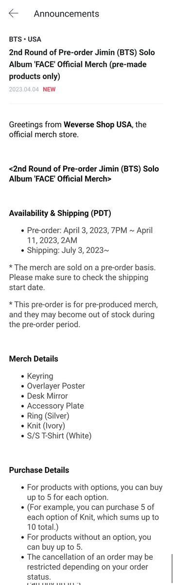 Bts Merch On Twitter Jimin Face Official Merch Nd Pre Order