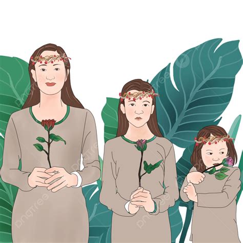 Gambar Ibu Dan Anak Hari Ibu Ibu Putri Png Transparan Clipart Dan