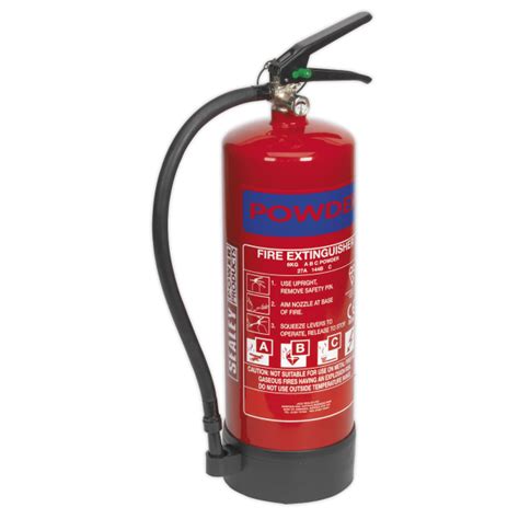 Fire Extinguisher 6kg Dry Powder Huttie