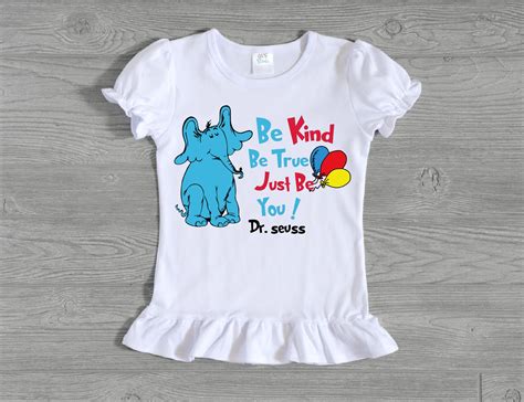 Dr Seuss Day Shirttoddler Shirtyouth Shirtgirl Designcute Shirt Etsy