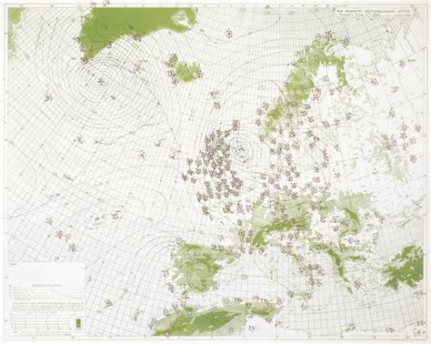 Weather Observation Chart At Gmt On June D Day Met