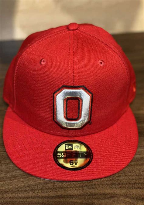 New Era Ohio State Buckeyes Mens Red 59fifty Fitted Hat 59006231