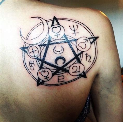 Sailor moon tattoo | anime tattoo | back tattoo... | Sailor moon tattoo ...