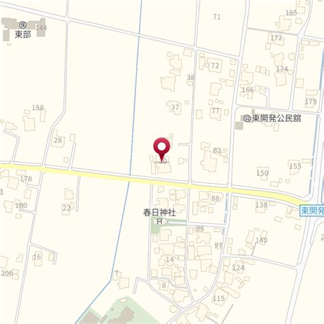 富山県砺波市東開発30 の地図 Mapfan