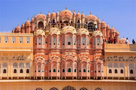 Interior Of Hawa Mahal Palace Of The Winds In Jaipur Rajasthan