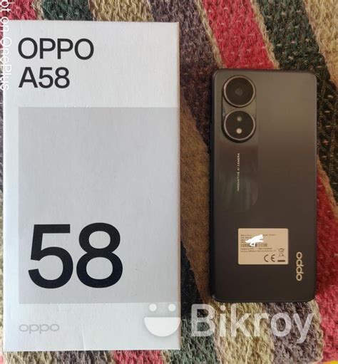 OPPO A58 6 128 Used For Sale In Tangail Bikroy