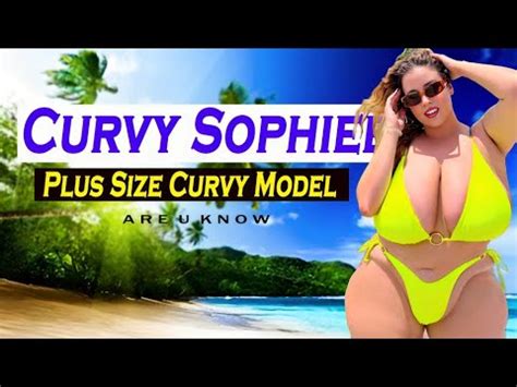 Sophiee Big Beautiful American Plus Size Curvy Model Plus Size