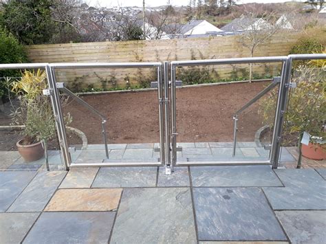 The Barbican Glass Gate We Make This Glass Gate From A Stainless Steel Frame With Matching