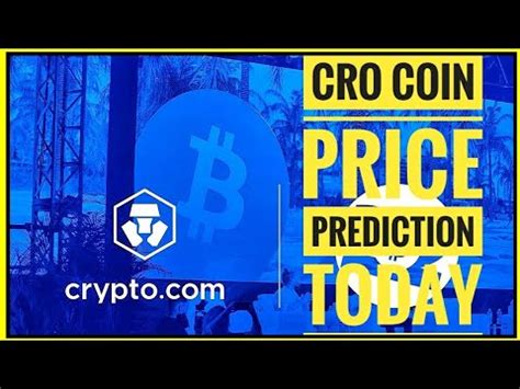 Crypto Cro Coin Price Prediction Today Cronos Price Analysis