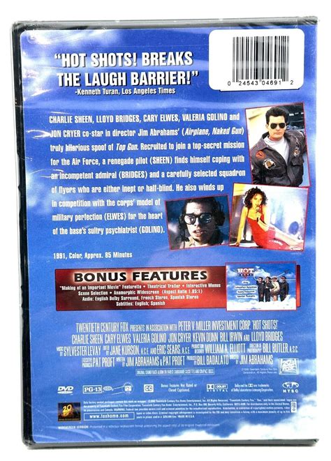 Hot Shots Dvd Th Century New Charlie Sheen And Cary Elwes