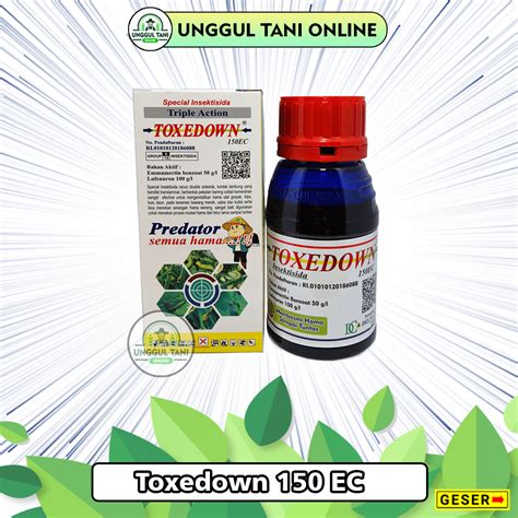 Jual Insektisida Toxedown Ec Ml Racun Ulat Obat Ulat Grayak