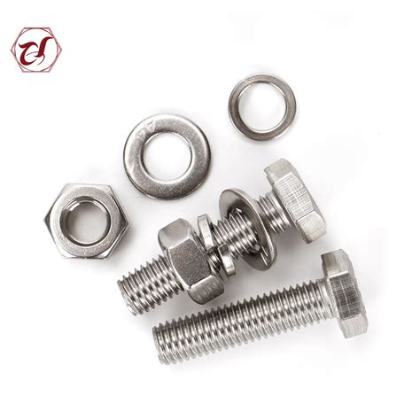 Fastener SS304 SS316 Ss 2205 Hexagon Cap Bolt Stainless Steel Bolt With