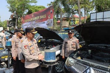 Jelang Operasi Mantab Brata Candi Polresta Pati Cek