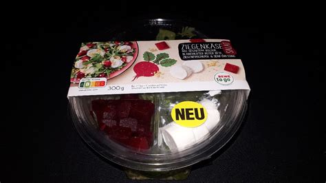 Rewe to go Ziegenkäse Salat Kalorien Neue Produkte Fddb