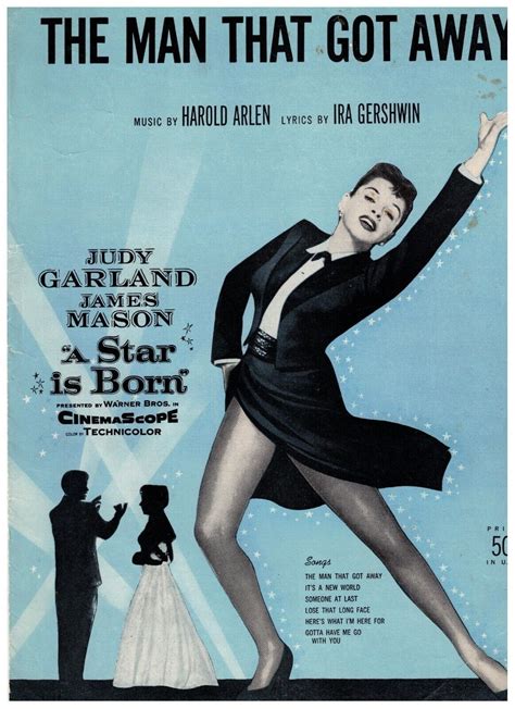 Vintage Judy Garland Sheet Music The Man That Got Away From A Star Is